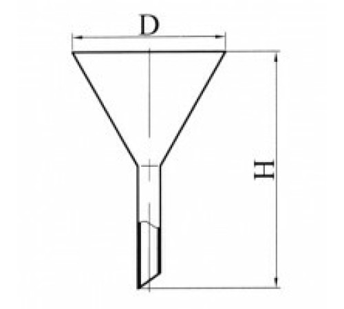Лабораторная воронка В-56-80 мм