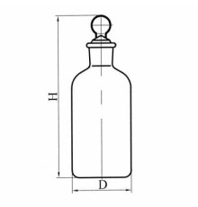 Склянка с пробкой ТС ГФ 6.451.420
