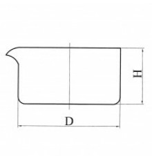 Чаша кристаллизационная ЧКЦ-1-60