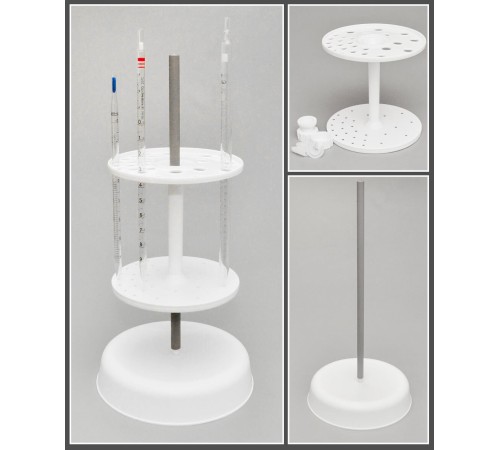 Штатив для пипеток вертикальный с основанием, п/п, Kartell