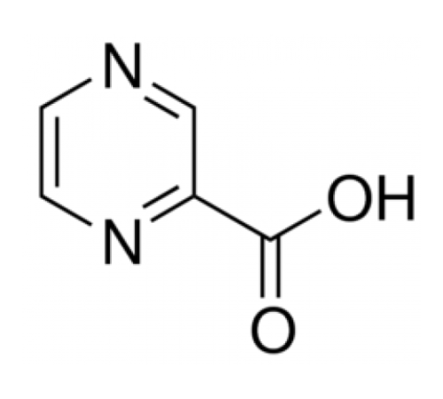 2-пиразинкарбоновая кислота, 99%, Acros Organics, 100г