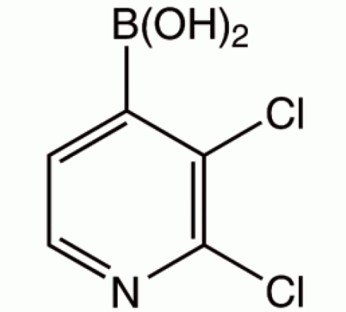 2,3-дихлорпиридин-4-бороновой кислоты, 95%, Alfa Aesar, 1г