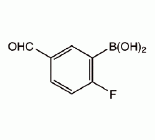 2-фтор-5-формилбензолбороновая кислота, 97%, Alfa Aesar, 1г