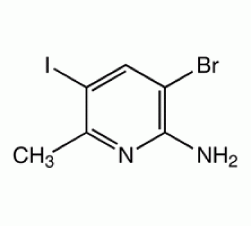 2-Амино-5-бром-3-иод-6-метилпиридина, 95%, Alfa Aesar, 250 мг
