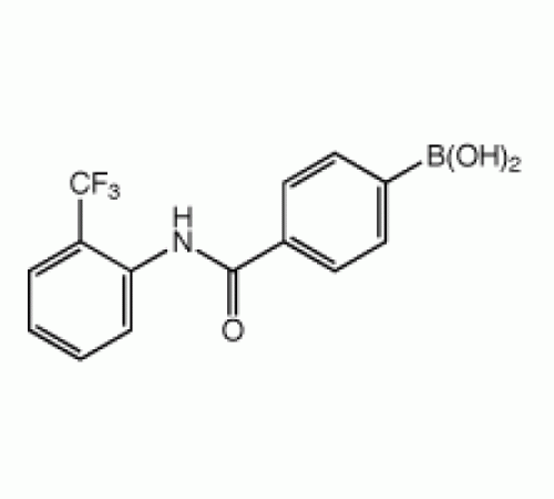 4 - [2 - (трифторметил) фенилкарбамоил] бензолбороновой кислоты, 98%, Alfa Aesar, 250 мг