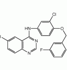 4 - [3-хлор-4- (3-фторбензилокси) фениламино] -6-йодохиназолин, 97%, Alfa Aesar, 250 мг