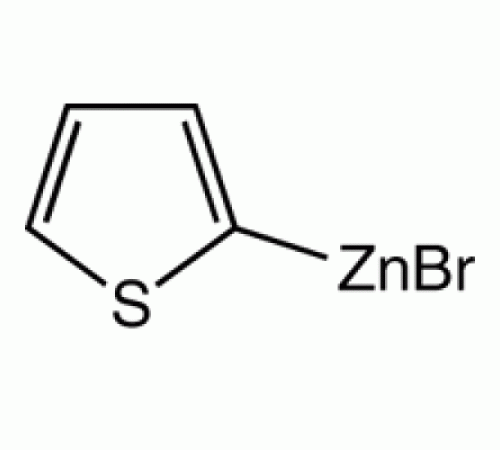 2-Thienylzinc бромид, 0,5 М в ТГФ, упакованы в атмосфере аргона в герметично закрываемых ChemSeal ^ т бутылок, Alfa Aesar, 50мл