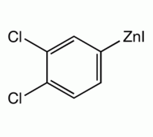 3,4-дихлорфенилцинк йодида, 0,5 М в ТГФ, упакованы в атмосфере аргона в закрывающемся ChemSeal ^ т бутылки, Alfa Aesar, 50 мл