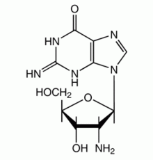 2'-амино-2'-дезоксигуанозин, 98%, Alfa Aesar, 1 г