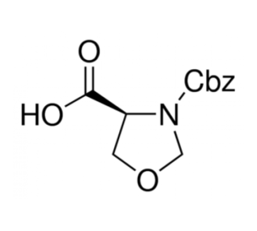 (S) - (-) -3 - (бензилоксикарбонил) оксазолидин-4-карбоновой кислоты, 98%, Alfa Aesar, 5 г