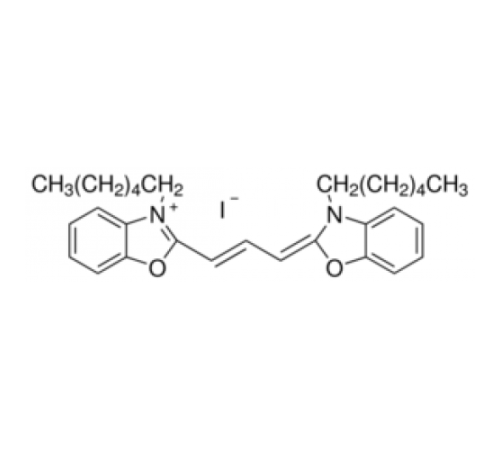 3,3 '-ди-н-гексилоксакарбоцианин йодид, 98%, Alfa Aesar, 250 мг