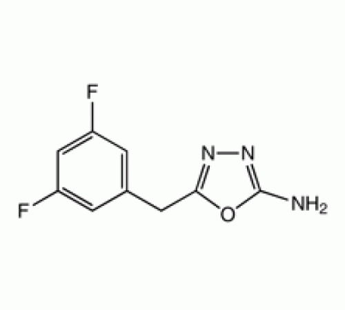 2-амино-5- (3,5-дифторбензил) -1,3,4-оксадиазол, 97%, Alfa Aesar, 250 мг