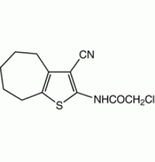 2-Хлор-N- (3-циано-5, 6,7,8-тетрагидро-4Н-циклогепта [b] тиофен-2-ил) ацетамид, 96%, Alfa Aesar, 250 мг