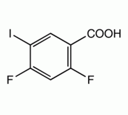 2,4-дифтор-5-иодбензойной кислоты, 97%, Alfa Aesar, 250 мг