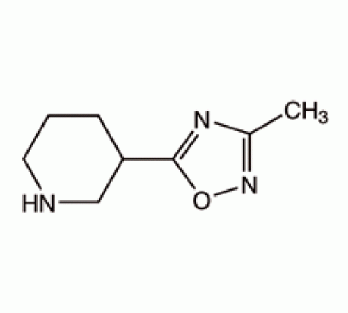3 - (3-метил-1,2,4-оксадиазол-5-ил) пиперидин, 98%, Alfa Aesar, 250 мг