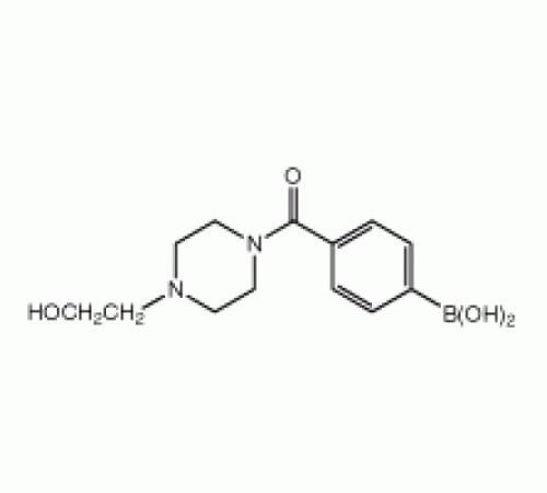 4 - [4 - (2-гидроксиэтил) -1-пиперазинилкарбонил] бензолбороновой кислоты, 97%, Alfa Aesar, 250 мг