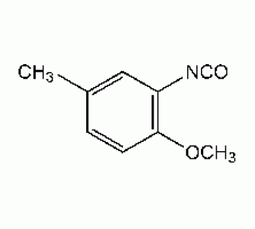 2-метокси-5-метилфенил изоцианат, 98%, Acros Organics, 1г