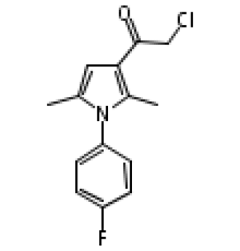 2-хлор-1-[1-(4-фторфенил)-2,5-диметил-1H-пиррол-3-ил]-1-этанон, 97%, Maybridge, 1г