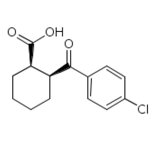 Цис-2-(p-хлорбензоил)-1-циклогексанкарбоновая кислота, 98%, Acros Organics, 2.5г