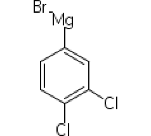 3,4-дихлорфенилмагния бромид, 0.5M р-р в THF, AcroSeал®, Acros Organics, 50мл