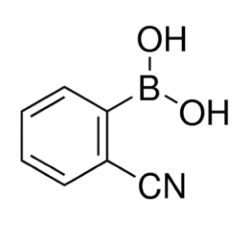 2-цианофенилборная кислота, 98%, Acros Organics, 1г