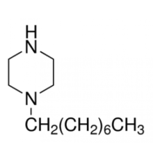 1-н-октилпиперазин, 97%, Alfa Aesar, 1 г