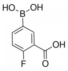 3-карбокси-4-фторфенилборная кислота, 97%, Acros Organics, 10г