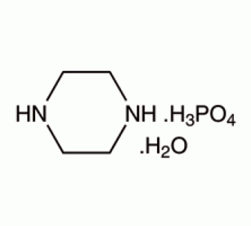 Пиперазин кислый фосфат моногидрат, 98 +%, Alfa Aesar, 500г