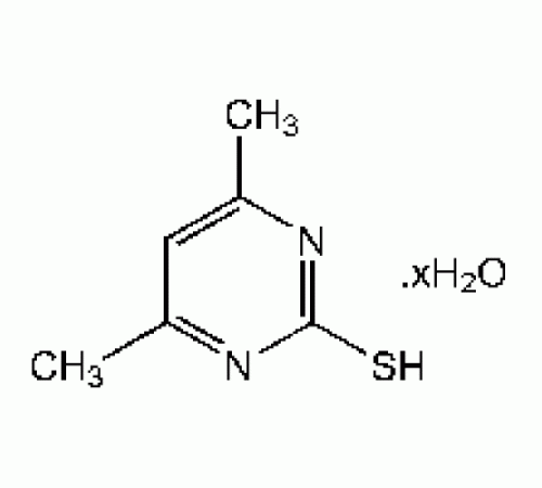 2-меркапто-4, 6-диметилпиримидин гидрат, 98%, Alfa Aesar, 250 г
