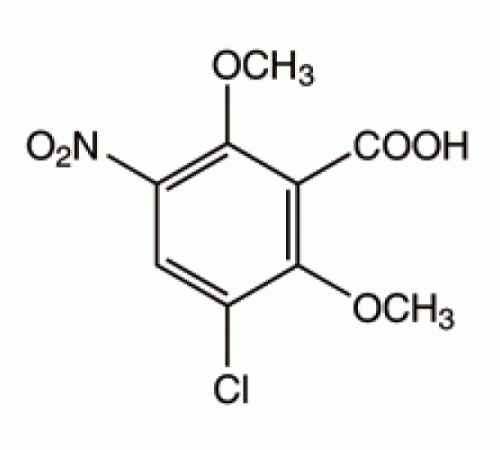 3-Хлор-2,6-диметокси-5-нитробензойной кислоты, 98%, Alfa Aesar, 5 г