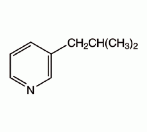 3-Изобутилпиридин, 99%, 2, Alfa Aesar, 5 г