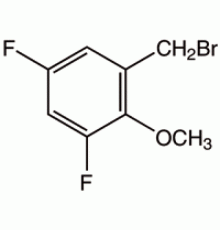 3,5-дифтор-2-метоксибензил бромид, 97%, Alfa Aesar, 1г