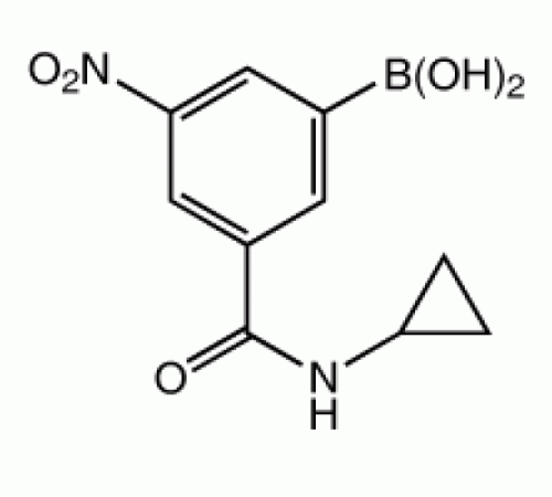 3-циклопропилкарбамоил-5-нитробензолбороновая кислота, 98%, Alfa Aesar, 250 мг