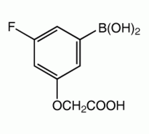 3-карбоксиметокси-5-фторбензолбороновая кислота, 96%, Alfa Aesar, 1 г