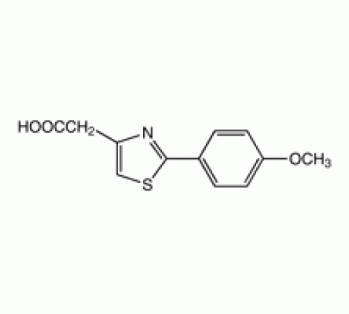 2 - (4-метоксифенил) тиазол-4-уксусной кислоты, 97%, Alfa Aesar, 5 г