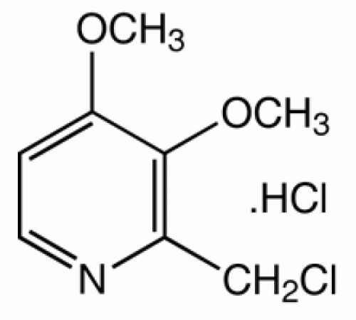 2-хлорметил-3,4-диметоксипиридин, 97%, Alfa Aesar, 1 г