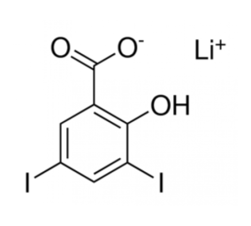 3,5-Дииодосалициловые литий кислоты моногидрат, 97%, Alfa Aesar, 5 г