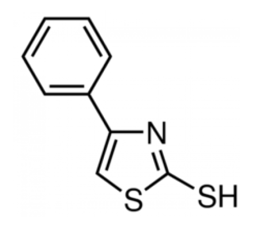 2-меркапто-4-фенилтиазол, 98%, Alfa Aesar, 25 г