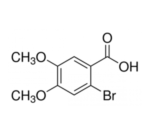 2-бром-4,5-диметоксибензойная кислота, 97%, Acros Organics, 1г