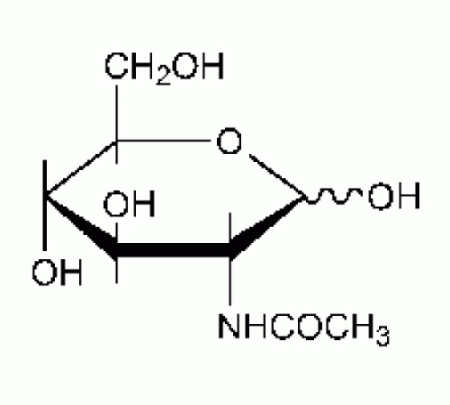 2-ацетамидо-2-дезокси-D-глюкопираноза, 98%, Acros Organics, 100г