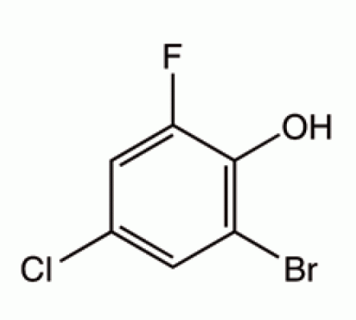 2-бром-4-хлор-6-фторфенола, 97%, Alfa Aesar, 1г