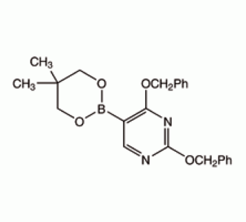 2,4-Дибензилоксипиримидин-5-бороновой неопентил гликоль эфирная кислота, 95%, Alfa Aesar, 1 г