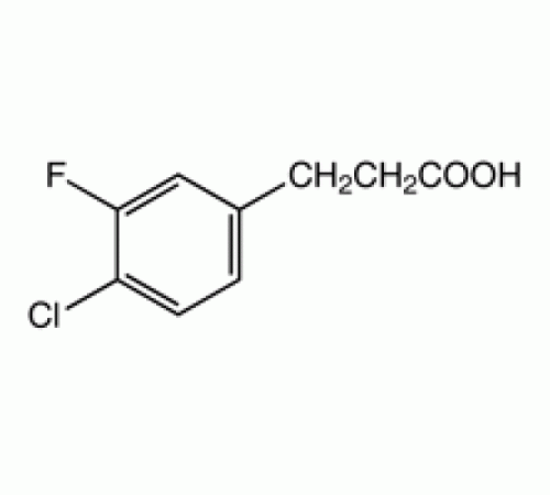 3 - (4-хлор-3-фторфенил) пропионовой кислоты, 96%, Alfa Aesar, 1г