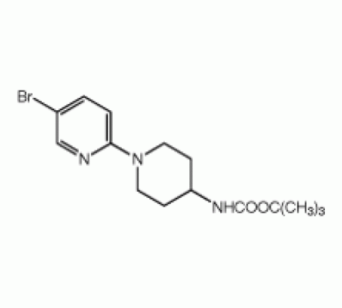 2 - [4 - (Boc-амино) -1-пиперидинил] -5-бромпиридина, 96%, Alfa Aesar, 1 г