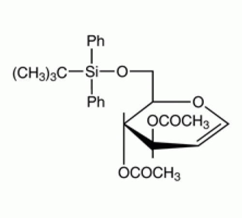 3,4-ди-O-ацетил-6-O-трет-бутилдифенилсилил-D-глюкаля, 97%, Alfa Aesar, 250 мг