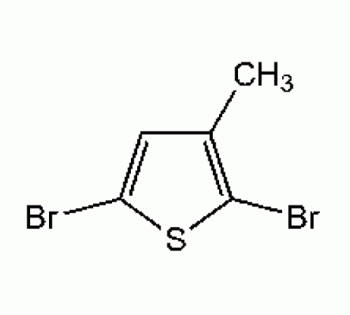 2,5-дибром-3-метилтиофен, 98%, Alfa Aesar, 25 г