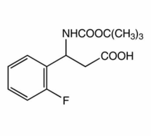 3 - (Boc-амино) -3 - (2-фторфенил) пропионовой кислоты, 98 +%, Alfa Aesar, 250 мг