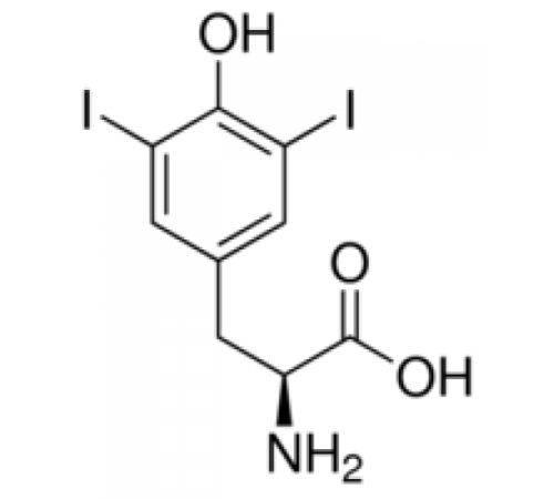 3,5-дийод-L-тирозин гидрат, 98% (сухой вес.), Может содержать до CA 10% воды, Alfa Aesar, 25 г