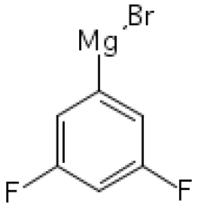 3,5-дифторфенилмагния бромид, 0.5M р-р в THF, AcroSeал®, Acros Organics, 100мл