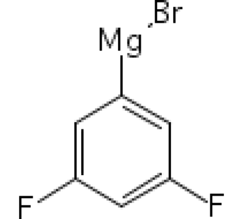 3,5-дифторфенилмагния бромид, 0.5M р-р в THF, AcroSeал®, Acros Organics, 100мл